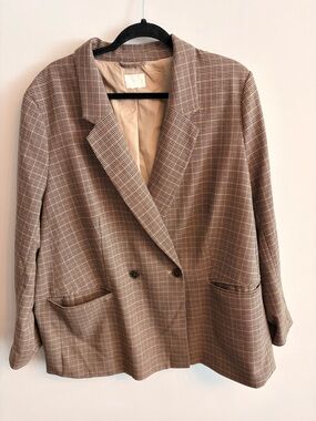 H&M Plaid Blazer